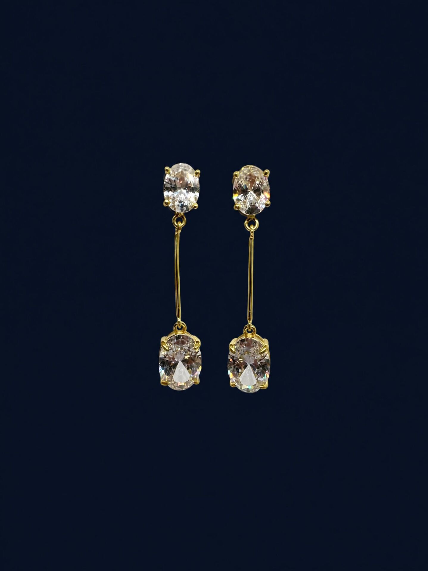 925 Ayar Hailey Gold Küpe
