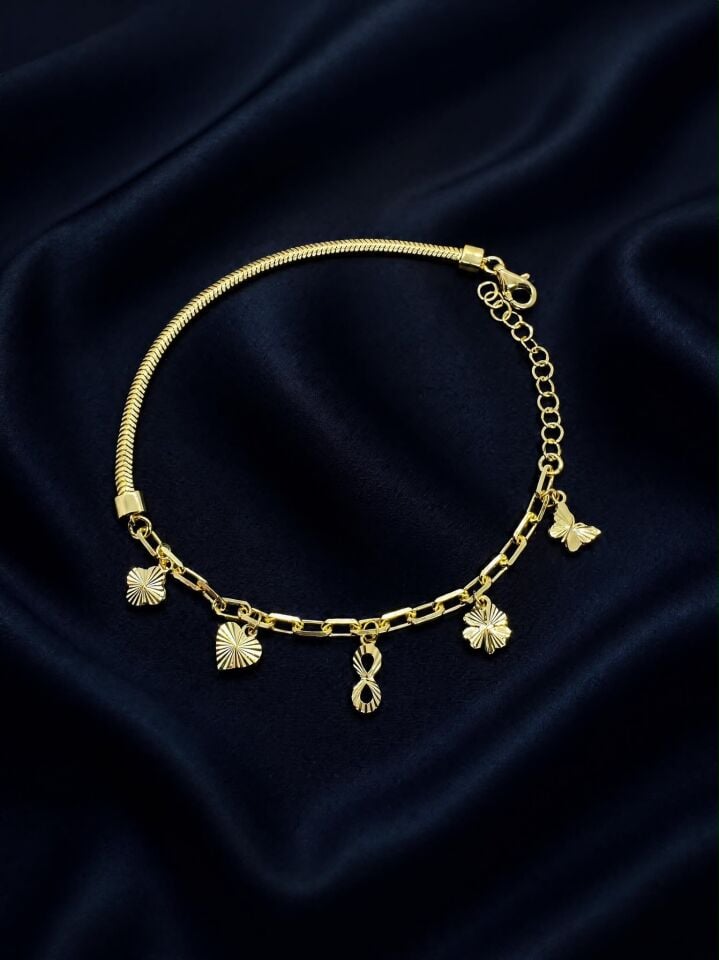 925 Ayar Şans Gold Bileklik